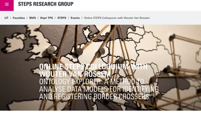 Online STEPS Colloquium (University of Twente) featured image