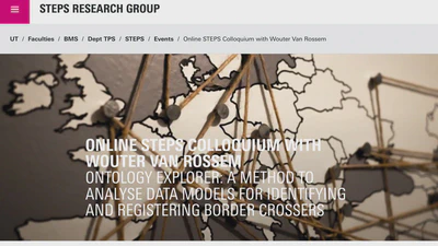 Online STEPS Colloquium (University of Twente) featured image