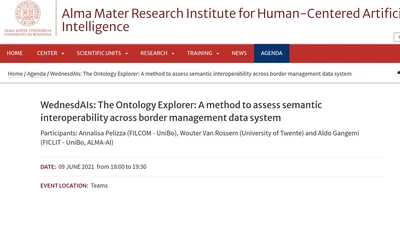 WednesdAIs: The Ontology Explorer: A method to assess semantic interoperability across border management data system featured image